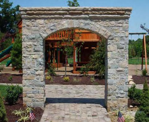 drystack, tumbled or snapped edging, and paving stone. Also available is the Rustic Cleft ledgerock, in irregular or snapped faces.