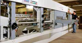 com Die Cutting - 2 automatic die cutting machines Bobst 104 E, oversize IIIB (up to 74 x 104 cm), both with an integrated break out function - 1 automatic die cutting machine Bobst SPanthera 145
