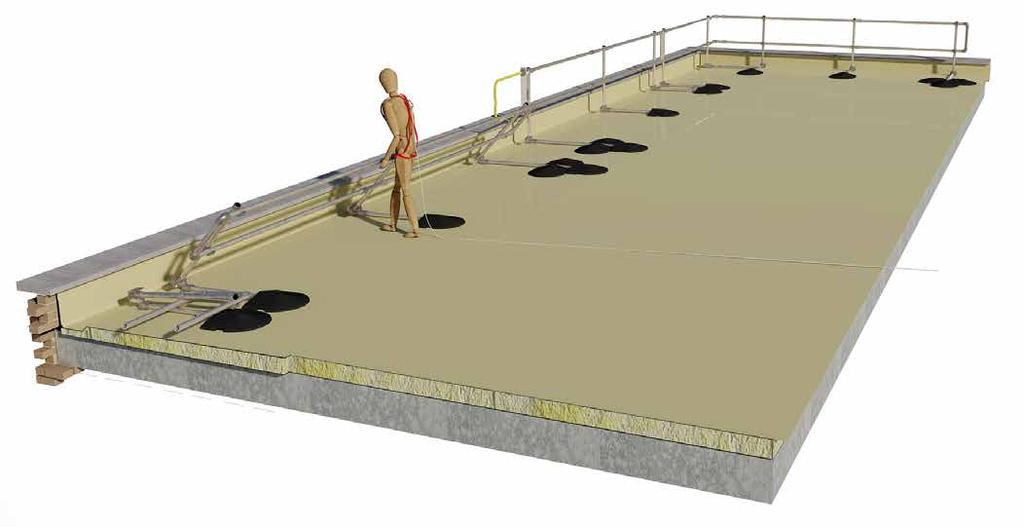 KeeGuard Foldshield - Typical Layout and Use STAGE 9 When desired the system can simply be lowered in 6m bay