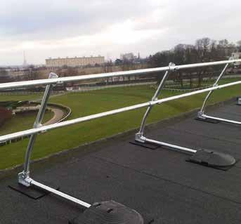 KeeGuard System Overview SAFETY GUARDRAIL SYSTEMS The Company s guardrail system KEEGUARD has been designed specifically to provide permanent edge protection for areas where regular access for