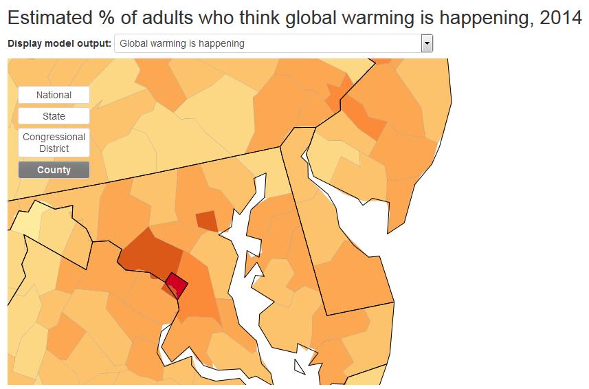 Viewing Americans Beliefs on Climate