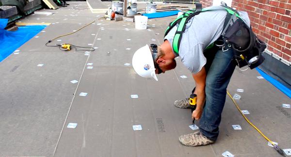 Chapter 2 Step One: Taking Core Samples The first step in a flat roof recovery is to verify that the existing roof is not wet or saturated with moisture.
