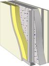 Wall Systems - Stud and Furring Channel. SPECIFICATION Steel stud framing, as per table, at 600mm centres. 12mm minimum cavity between masonry and framing. Single wall with Rw as stated.