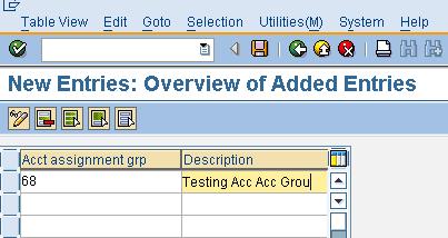 Customer Account Assignment Group Account assignment group of customers is used to distinguish general ledger accounts based on different