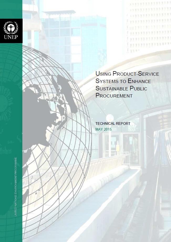Product-service systems benefits & conclusions The use of product-service systems by public bodies can result in sustainability benefits.