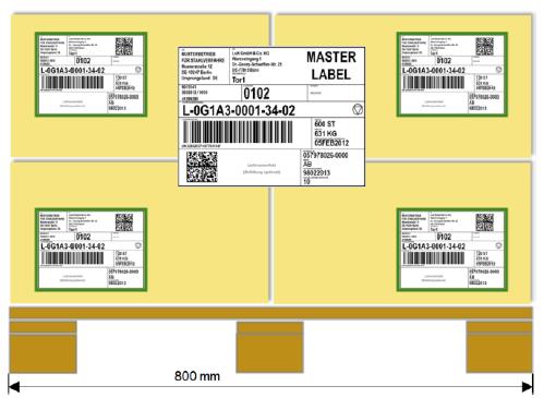 MASTER label: For packages of one type Contains sub-packages with own SINGLE label Fig.