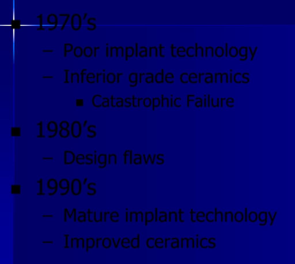 Evolution of Design & Material 1970 s Poor