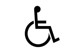 75 If there is more than one check-out aisle is there a sign with the International Symbol of Accessibility at