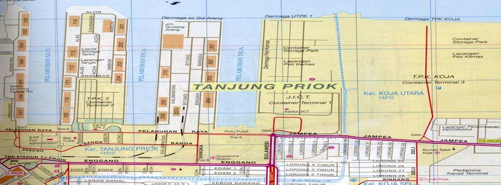 Railway Access to Tanjung Priok Port Issues Improvement Services 1. Seaport and dry port are not connected ; 2. Double Handling; 3. More Cost; 1.