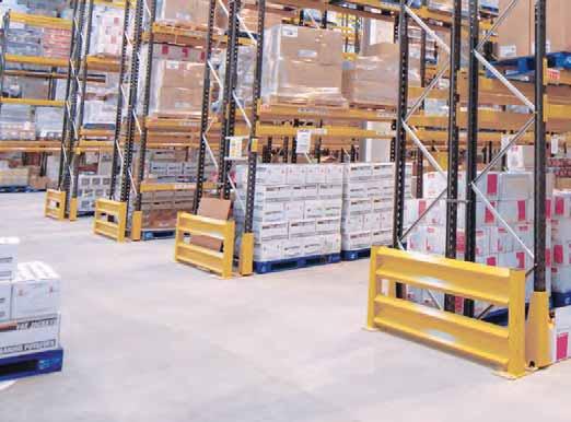 finished goods or component stores and also for order picking, where powered or gravity conveyors can be incorporated to