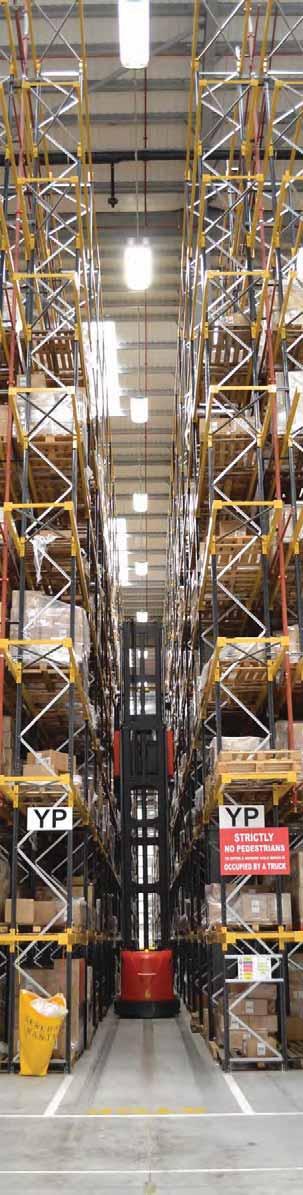 Narrow Aisle solutions By allowing fork lift trucks to operate