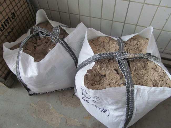 particles Drying in bags reach nearly 90 %
