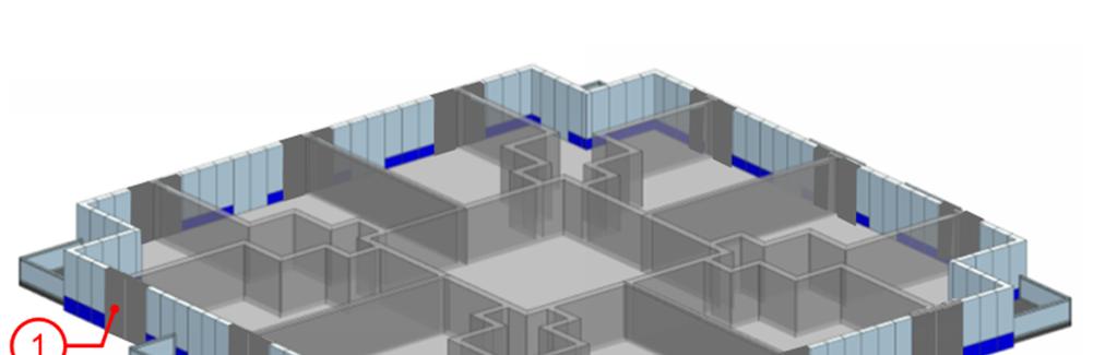 For this example, an isometric floor plan is given in Figure 1.15.