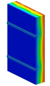 Point transmittance is the heat flow caused by thermal bridges that occur only at single, infrequent locations.