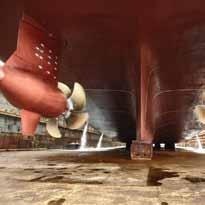 SHIPPING SOLUTIONS It is possible to retrofit a vessel with a more efficient propeller and reduce fuel consumption by as much as 15%.