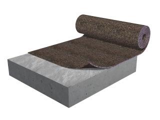 RCU RR-100 COMPOSITE RUBBER AND CORK SOUND CONTROL UNDERLAYMENT Proflex RCU is an advanced composite sound control underlayment utilizing a combination of natural and engineered products to achieve