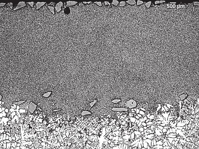 Based on carried out investigations in the scanning and transmission electron microscope were identified the following phase precipitations AlMg 2, Al 4 Mg, Al 18 Mg 3 W 2 (Fig 11a, b, 12).