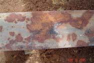 Corrosion Severity Factor 1 (CSF 1) includes the following: Galvanizing in tact, no signs of