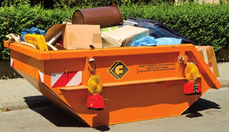 There are many projects that waste containers are used for that many may not realize.