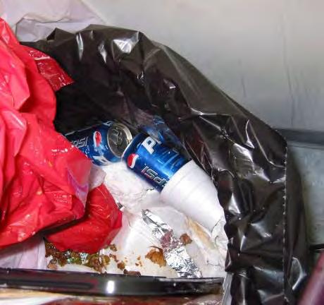 trash dumpster Recyclable plastic bottle in