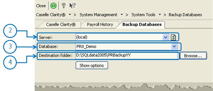 Step 17: Backup Current Year s Payroll Data (optional) Step 17: Backup Current Year s Payroll Data (optional) Before proceeding, perform a backup of the current year payroll files. Tip!
