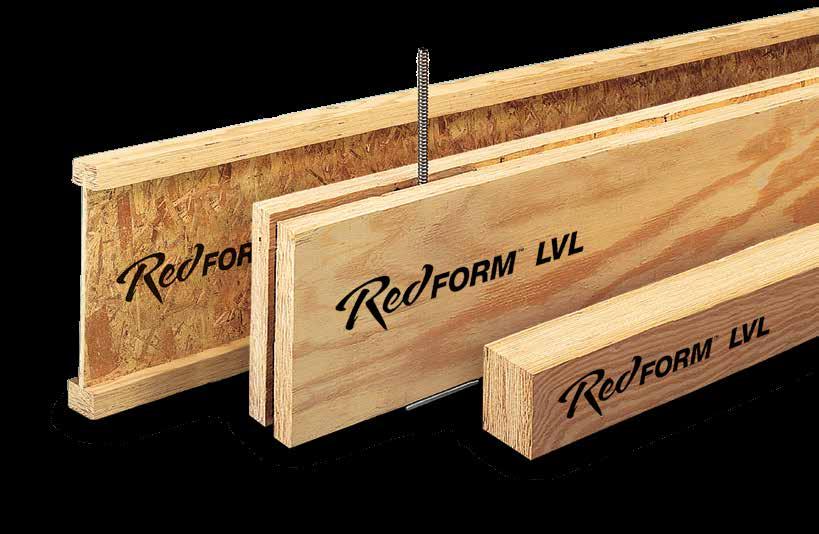 FORMING AND SHORING Including RedForm LVL, RedForm-I65, I90 and I90H Joists