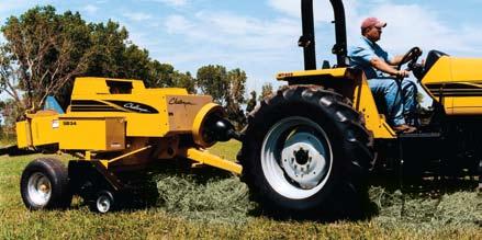 (457 mm) bales are solid, too. Model SB36 For those who need a little more capacity for custom work or larger acreage, Challenger offers the Model SB36. It, too, features a 14 in. (356 mm) X 18 in.