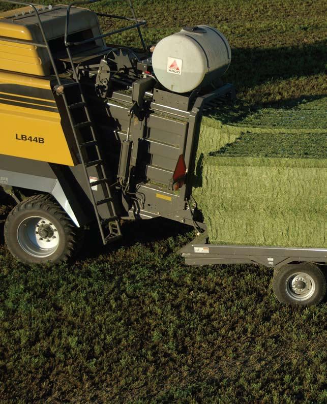 BA Accumulators cut time, fuel & labor Save time and field travel, while reducing compaction with a Challenger big bale accumulator.