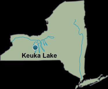 KEUKA LAKE WATERSHED, NEW YORK Approximately 20,000 residents in the Keuka Lake watershed rely on groundwater and the lake for their drinking water.