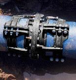 dependent on pressure rating of pipe system,