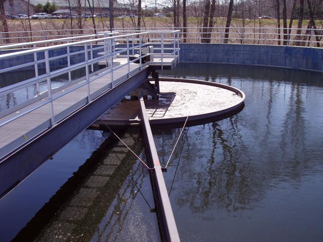 Secondary Treatment Stage 2--the wastewater then flows to settling or