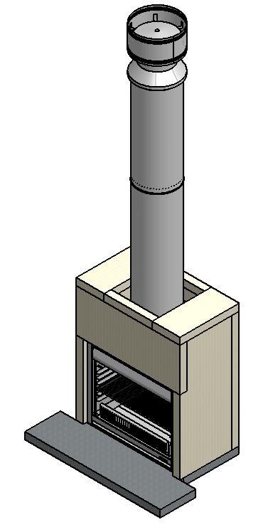 Nouveau BBQ 900-1100-1250-1500 Single Flue Outdoor BBQ Cooking Fire Wood Burner Installation Instructions FLUE SYSTEMS Casing. Flue system may require to be doubled lined to comply.