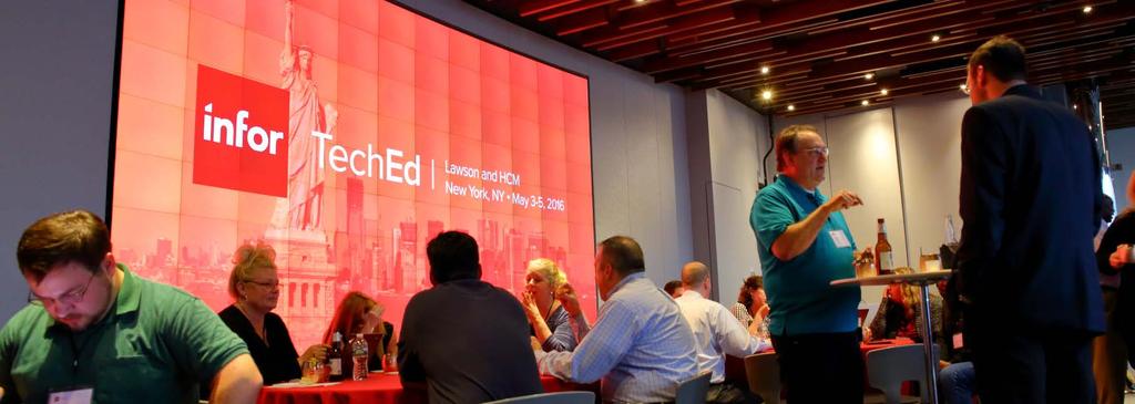 Infor TechEd Collaborative training and networking with Infor product experts and developers Infor TechEd is a technical education conference focused on helping you get the most out of your