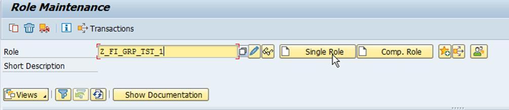 5.2.3 Configure Roles and Authorization In this step, you create two different roles with the authorizations needed to access the different