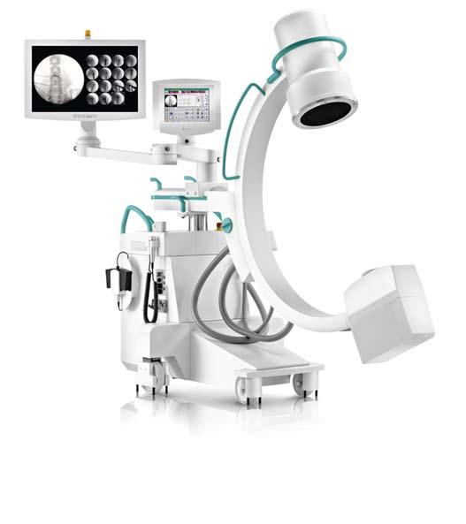 > Single component design with full-size monitor mounted on C-arm > Simple positioning around patient and table due to Solo s large C-arm free space, depth and 135 orbital rotation > Advanced