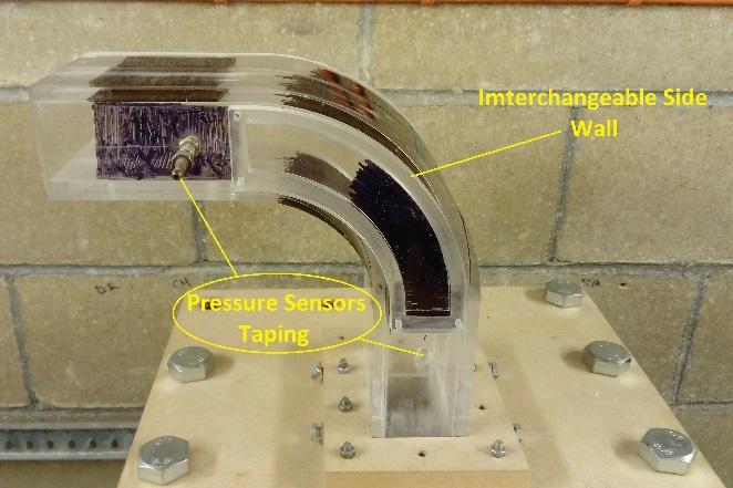 for the flow characteristics within the duct.