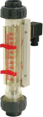 Plastic tube flowmeters Series PT/PS Variable area flowmeter