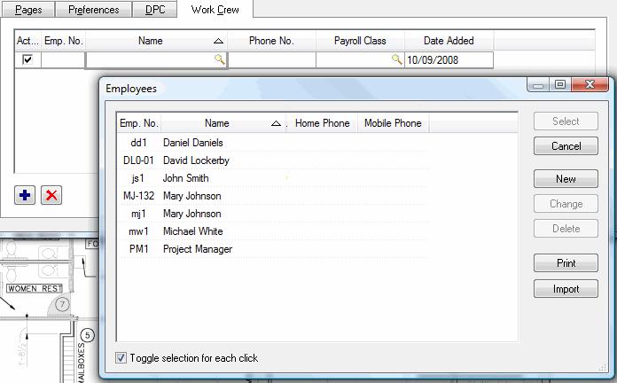 DPC - Timekeeping Quick Start Guide Now, you can select an employee from the list or add a new employee.