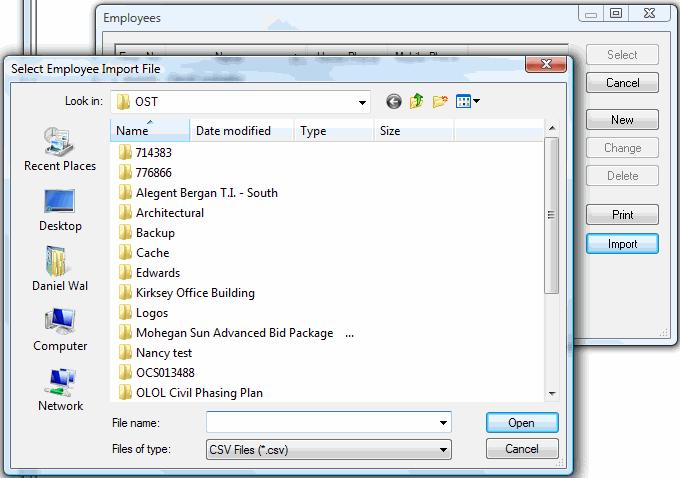 06 Importing an Employee List Once you have created your employee list CSV file, you're ready to import it into DPC.