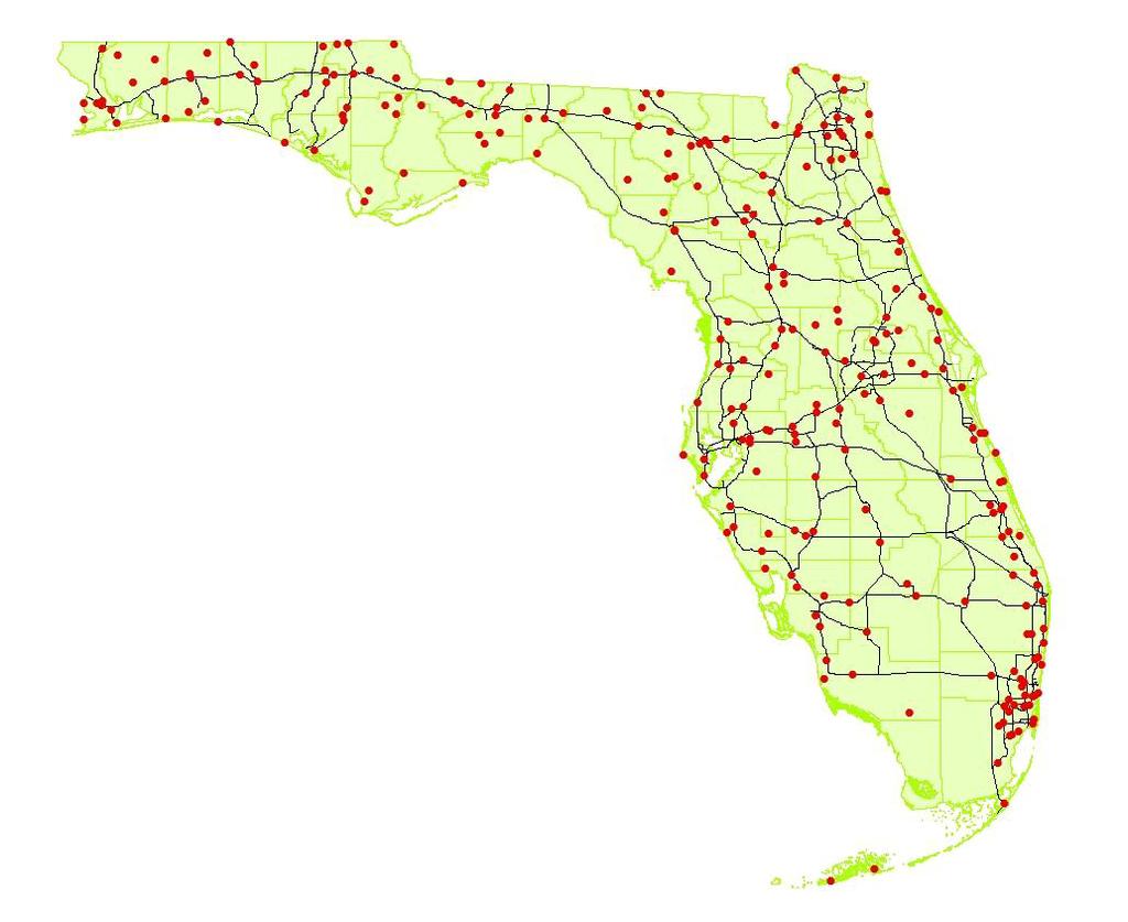 Seasonality in the Florida Truck Count Data Vehicle Count