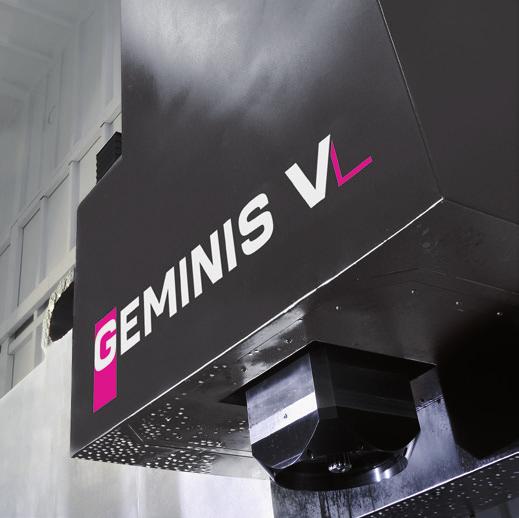 to the fact that the GEMINIS VL adapts to the cutting conditions of each process and material.