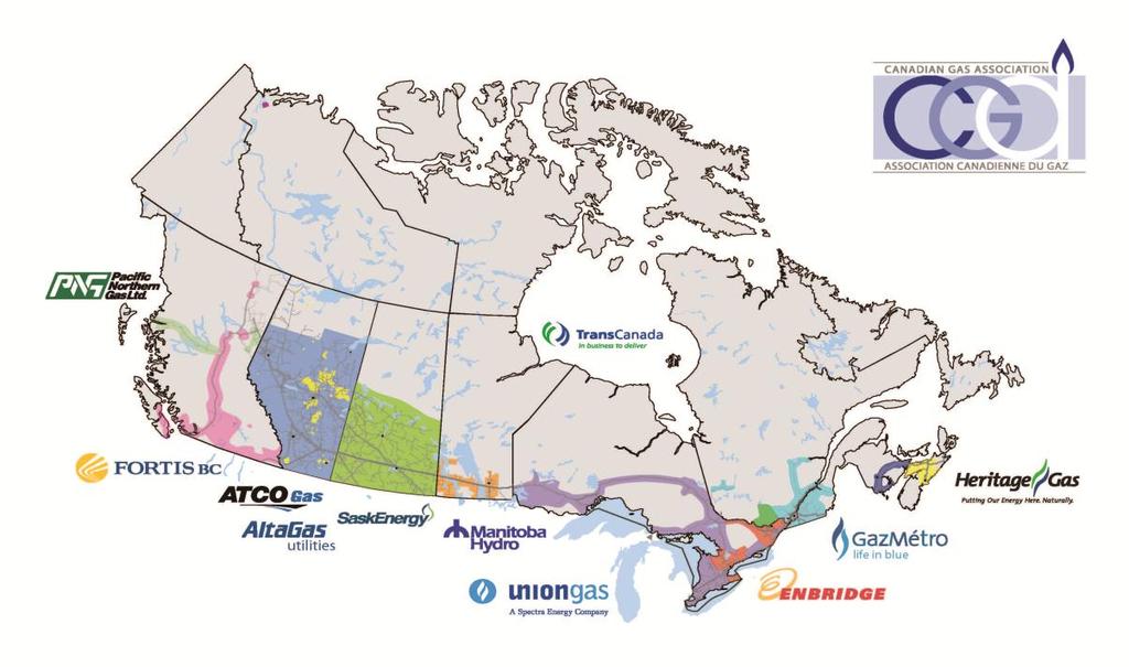 Canadian Gas Association (CGA) Canada s gas distribution companies, delivering energy services to over 6.