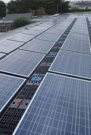 The system carries a 10 year product guarantee and the PV energy performance guaranteed for 5 years at 95% nominal power, 10 years for 90% at nominal power and 25 years at 80% nominal power.