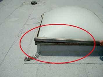 Skylights that are not well sealed and secured around the frame s edge can leak, which may cause the skylights to become