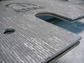 WA Wear plates WA 3-DCarb Wear protection Hardplate Heavy duty composite wear plates: Base metal and coating thicknesses selected according to the application Choice of several coating types