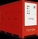 heat and power on demand TOTEM is an innovative micro-cogenerator, made in Italy, the evolution of the first micro-cogenerator in the world designed by FIAT Research and Development Center in 1977.