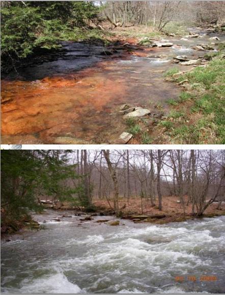 Site 3: Dents Run AMD Remediation: (pg2/2) The project, which is part of broader efforts to restore the entire Bennett Branch watershed, won the federal award, beating out entries from Arkansas,