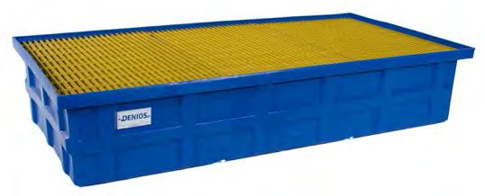 Compliant Spill Containment volume for 2 x 350-gal.