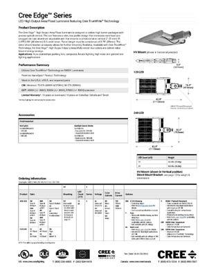 52 Cut Sheet: Key Terms (See Handout) Efficacy CRI LM-70