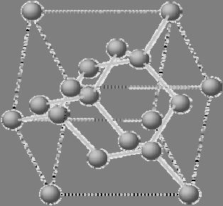 THE CRYSTAL STRUCTURE OF SILICON A Unit Cell Has 18 Silicons